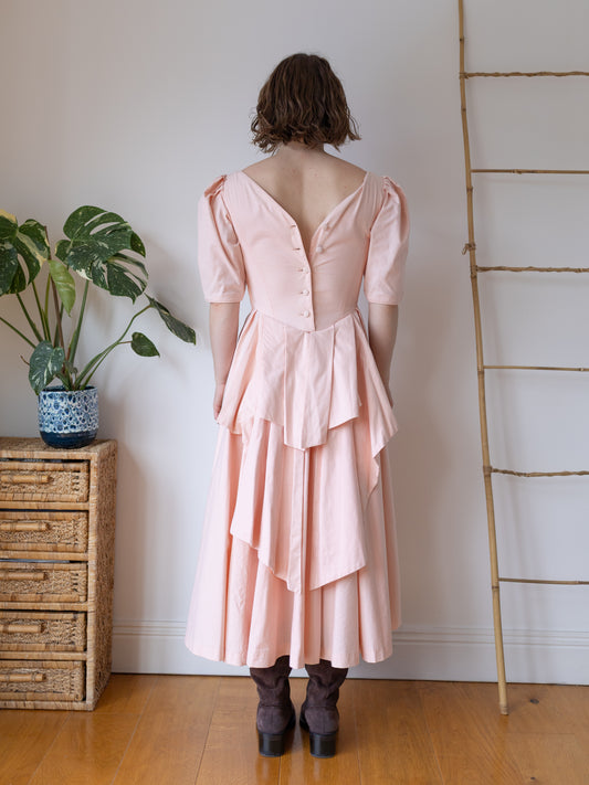 Laura Ashley Bustle Back Dress - S