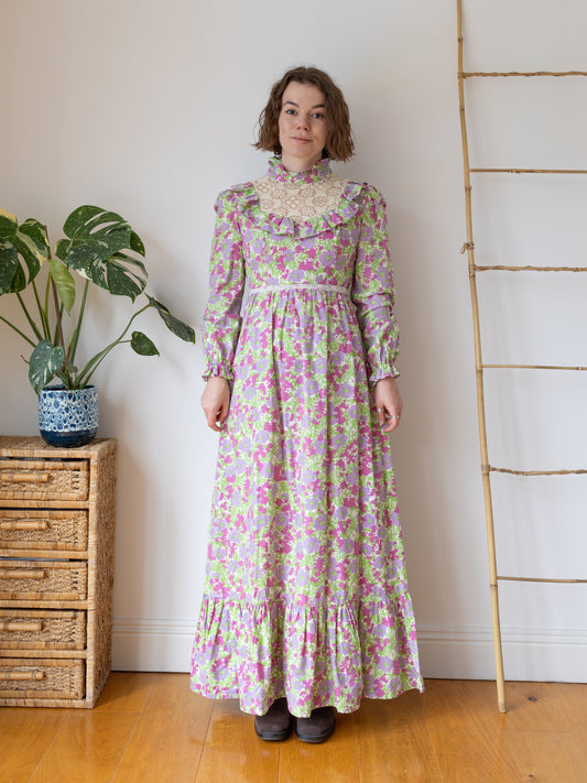 Samuel Sherman Floral Prairie Dress - S