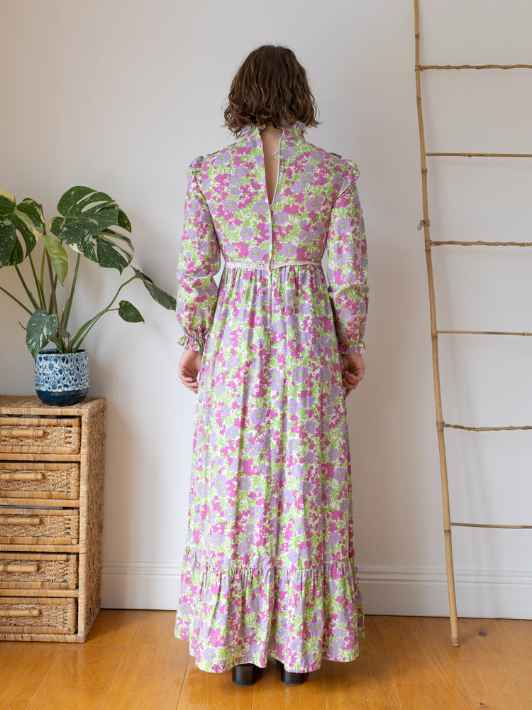 Samuel Sherman Floral Prairie Dress - S