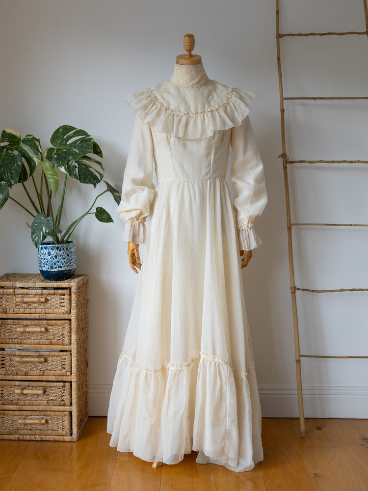 Romantic Prairie Wedding Dress - XS/S