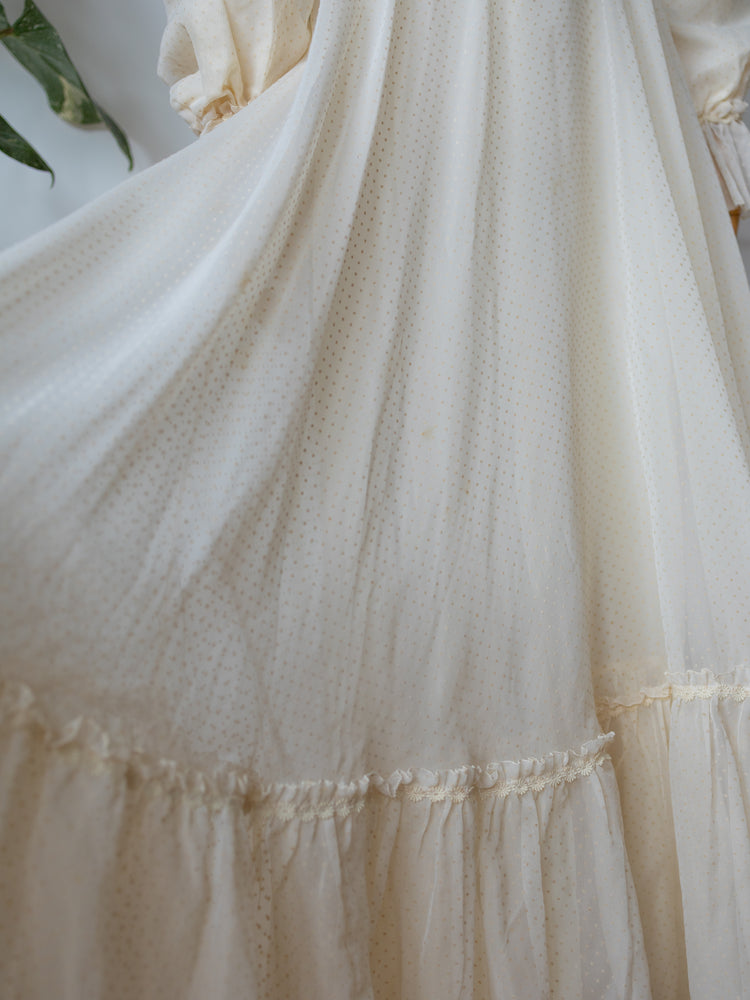 Romantic Prairie Wedding Dress - XS/S