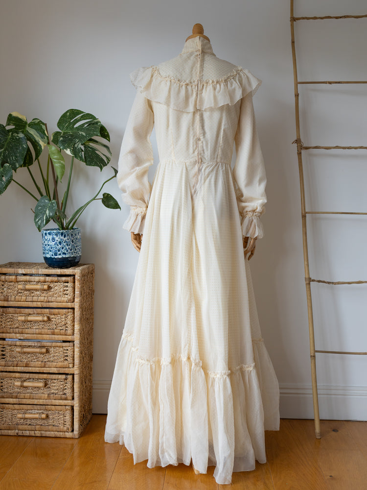 Romantic Prairie Wedding Dress - XS/S