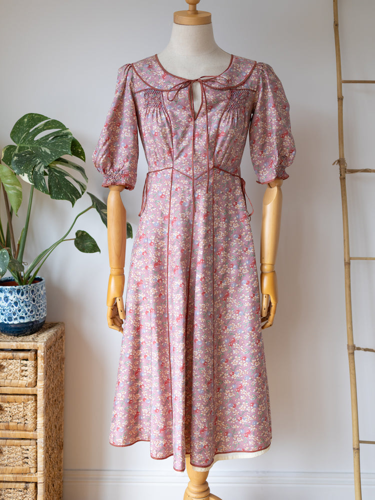 Anna Belinda Smocked Dress - XS