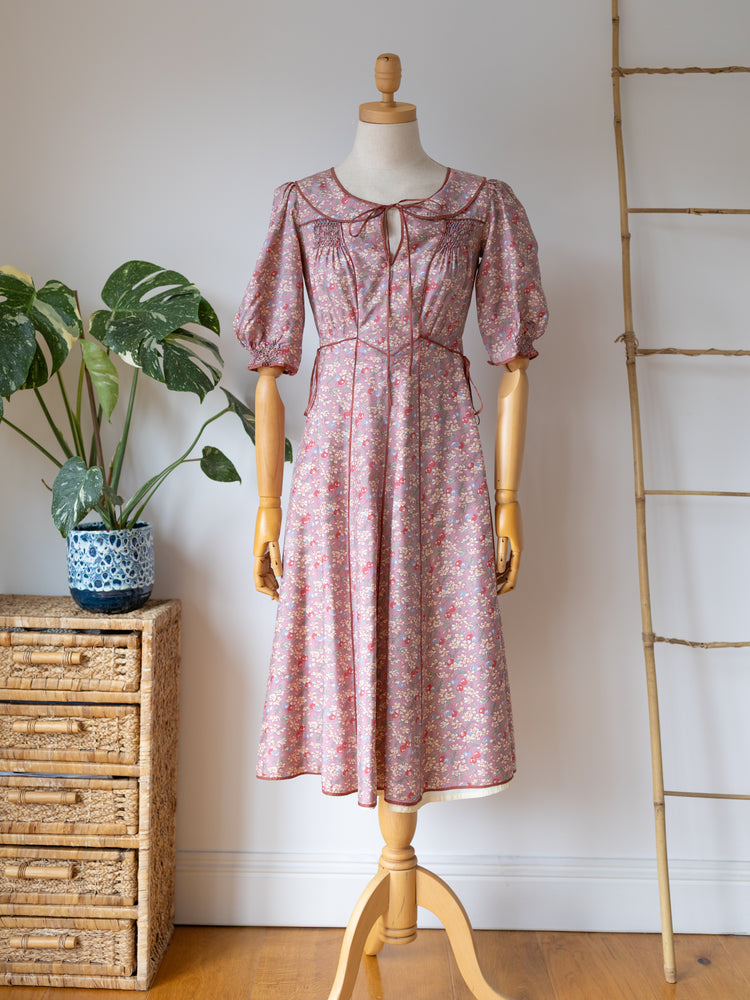 Anna Belinda Smocked Dress - XS