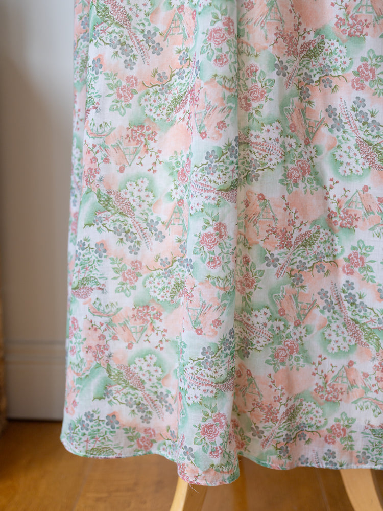 Countryside Patterned Prairie Dress - XS