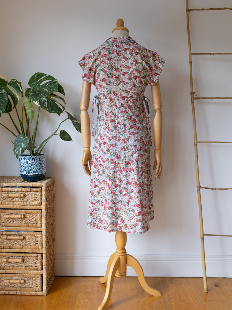 Ditsy Floral Side Tie Dress - XS