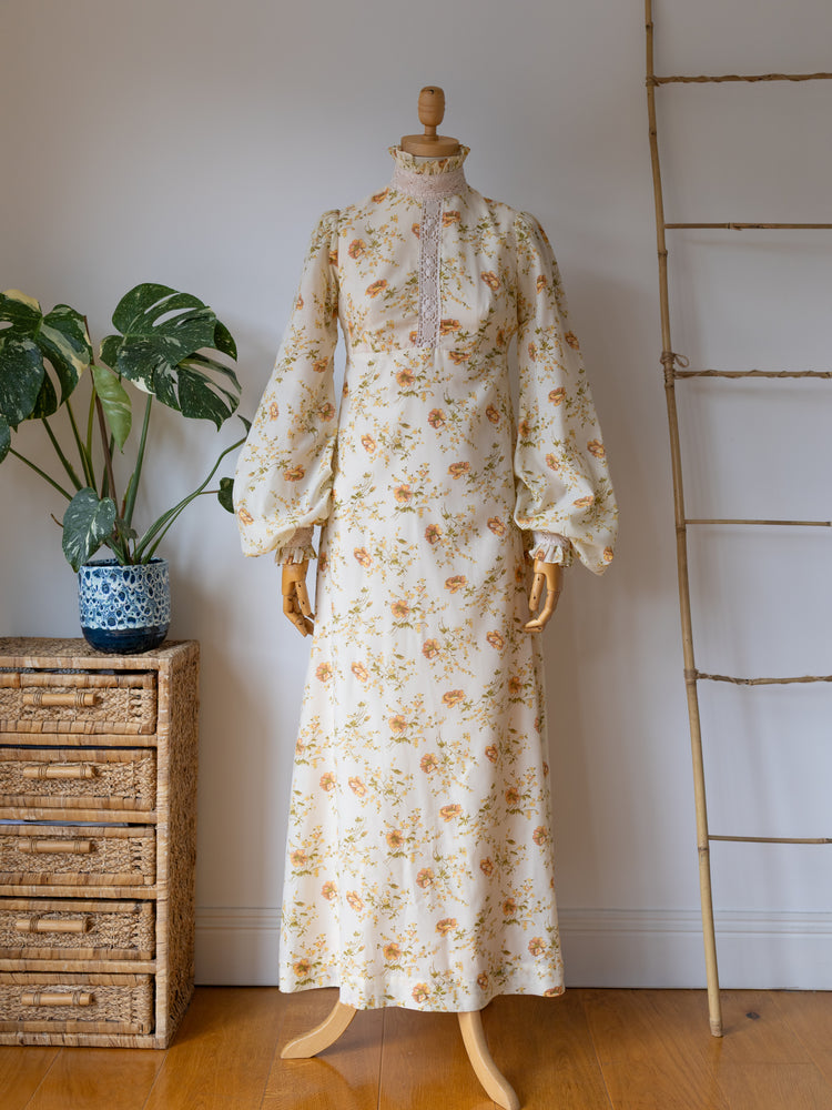 Quad Balloon Sleeve Dress - XS