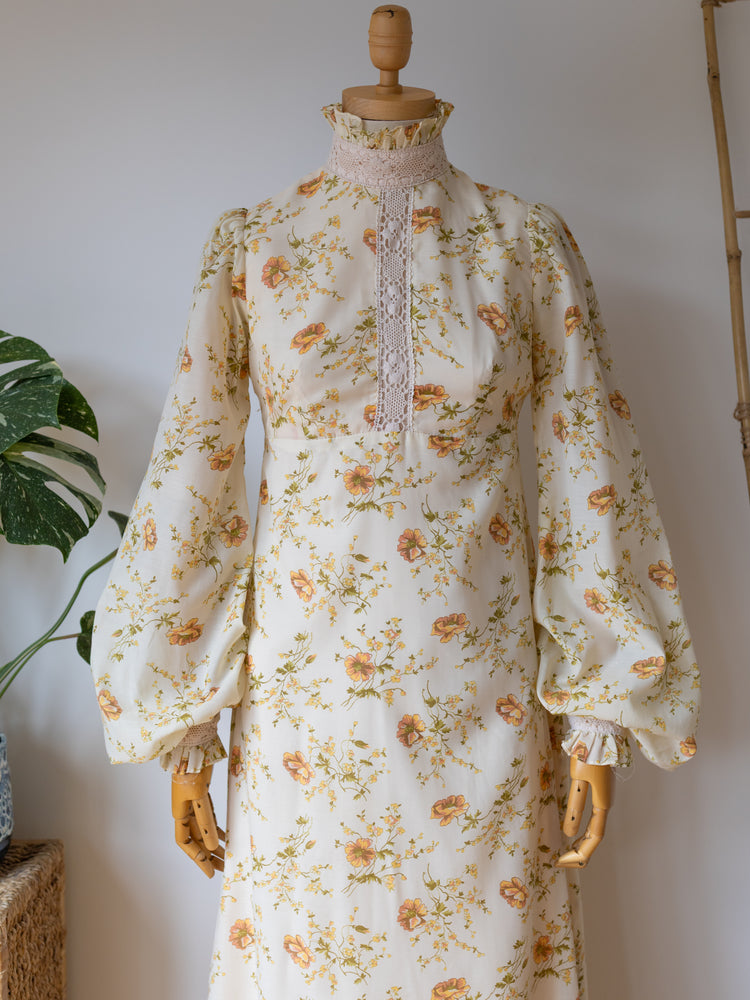 Quad Balloon Sleeve Dress - XS