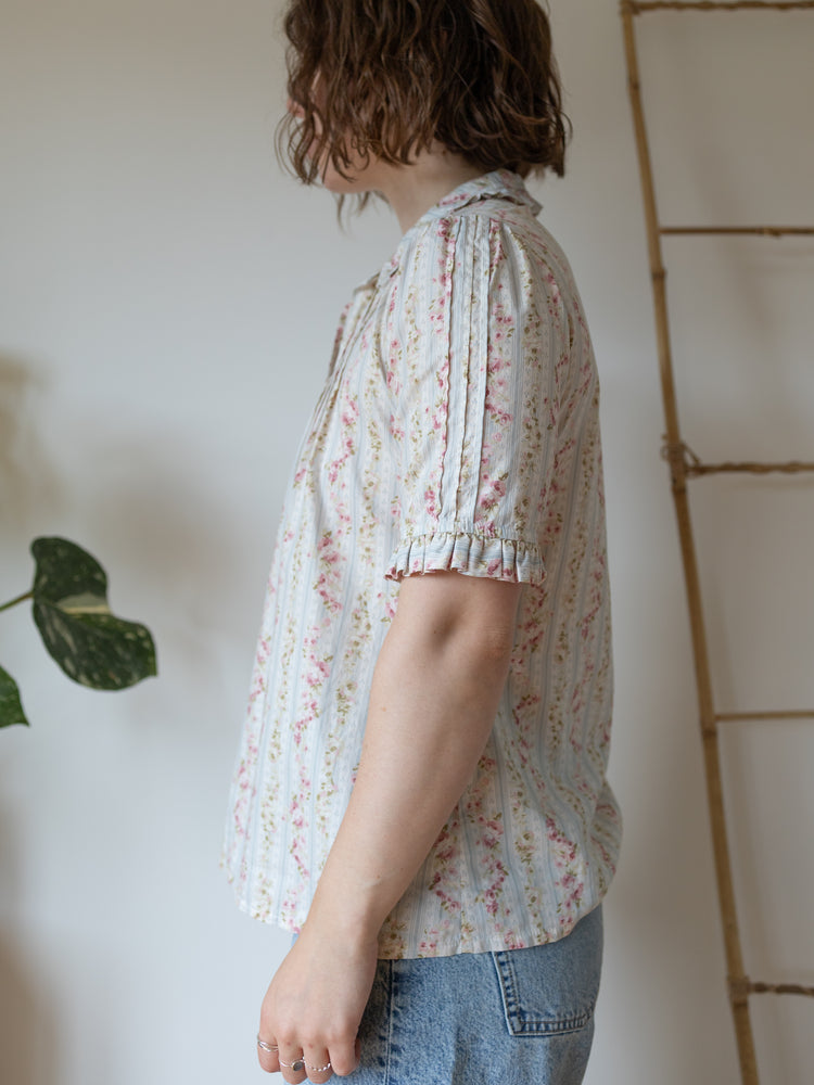 Laura Ashley Smock Shirt - S