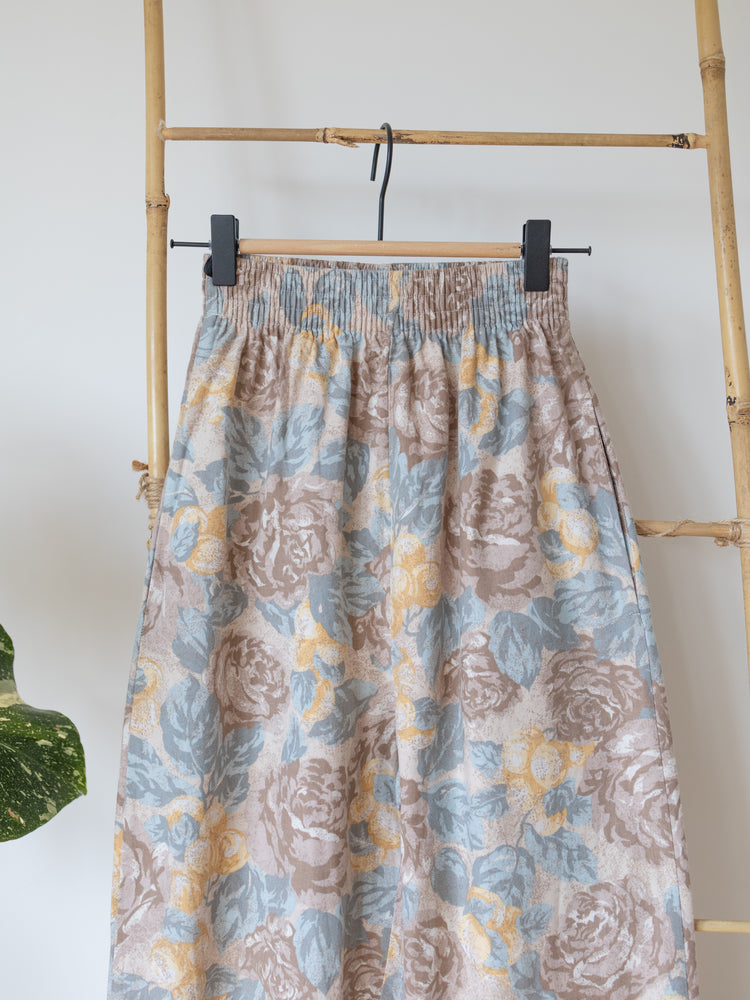 Laura Ashley Pastel Rose High Waist Trousers - XS