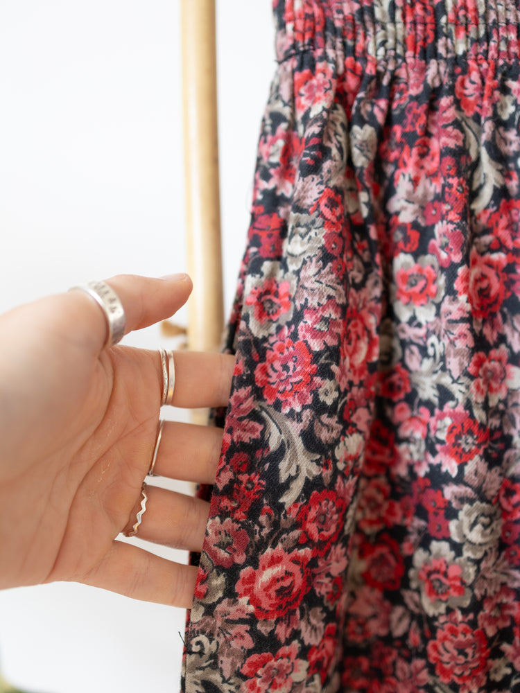 Laura Ashley Pink Ditsy Floral Casual Trousers - XS