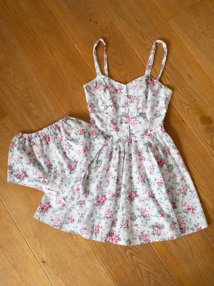 Laura Ashley Sun Dress with Matching Bloomers - XS