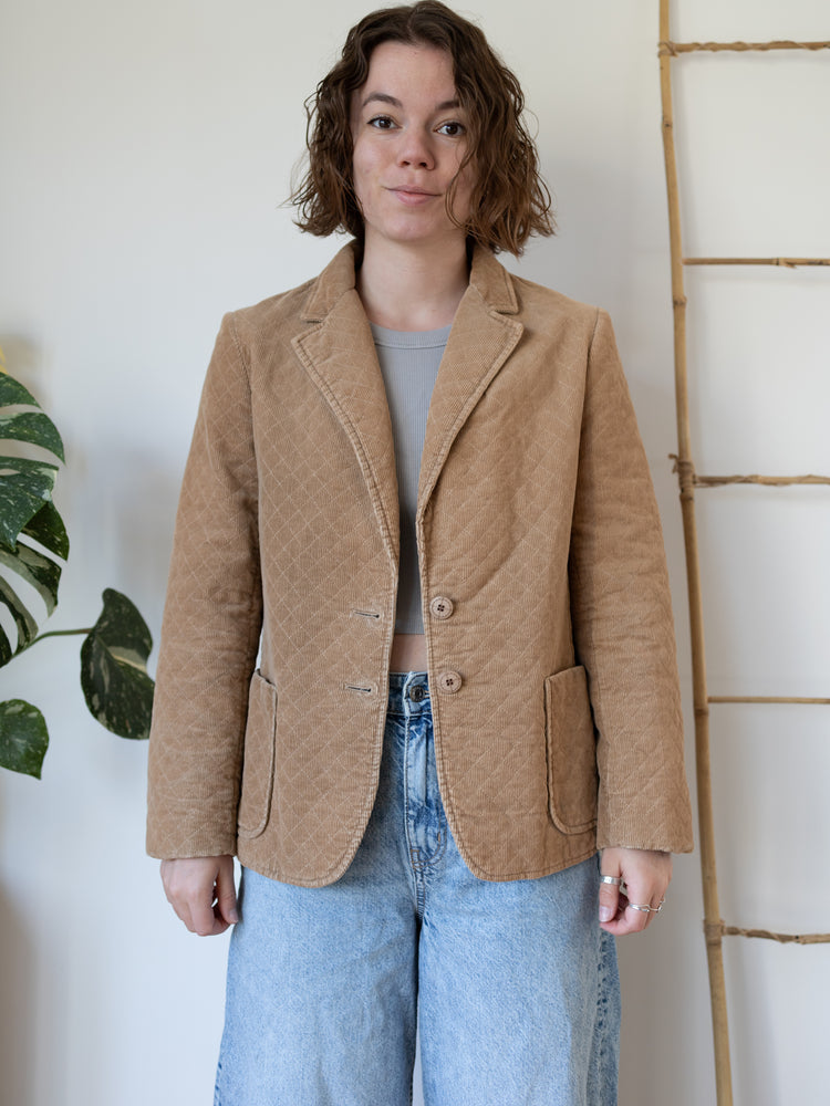St Michael Corduroy Blazer - S