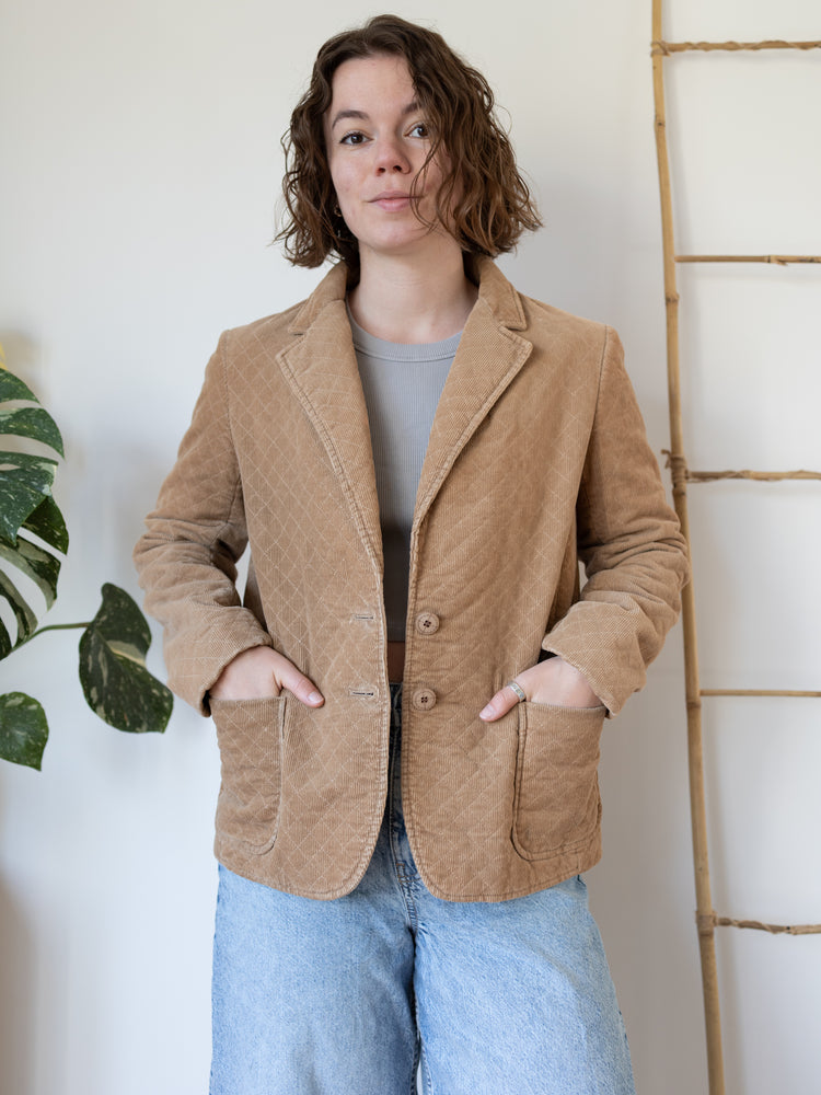 St Michael Corduroy Blazer - S