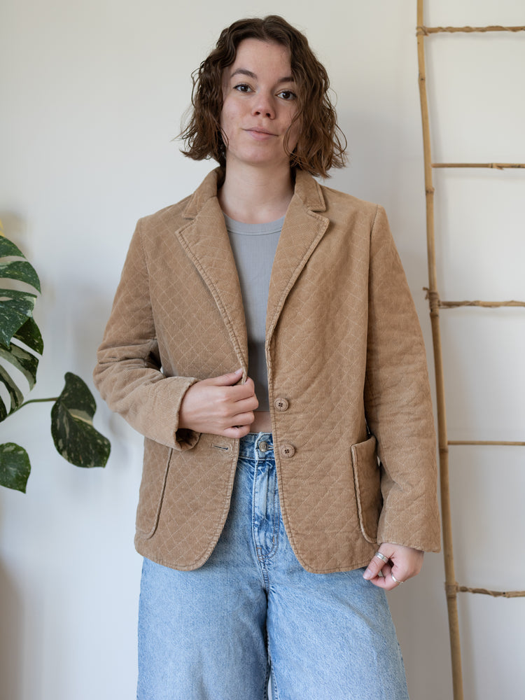 St Michael Corduroy Blazer - S