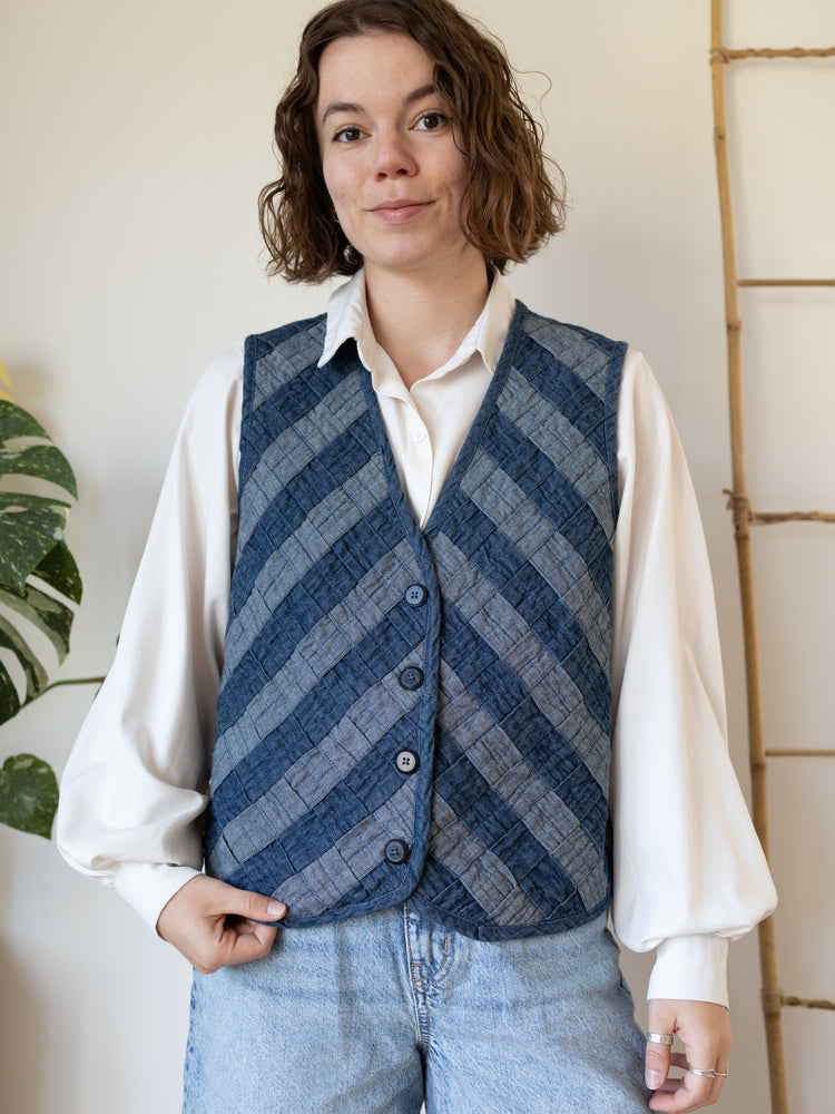 Orvis Denim Waistcoat - M