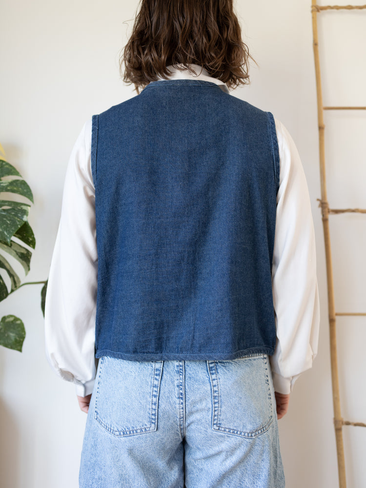 Orvis Denim Waistcoat - M