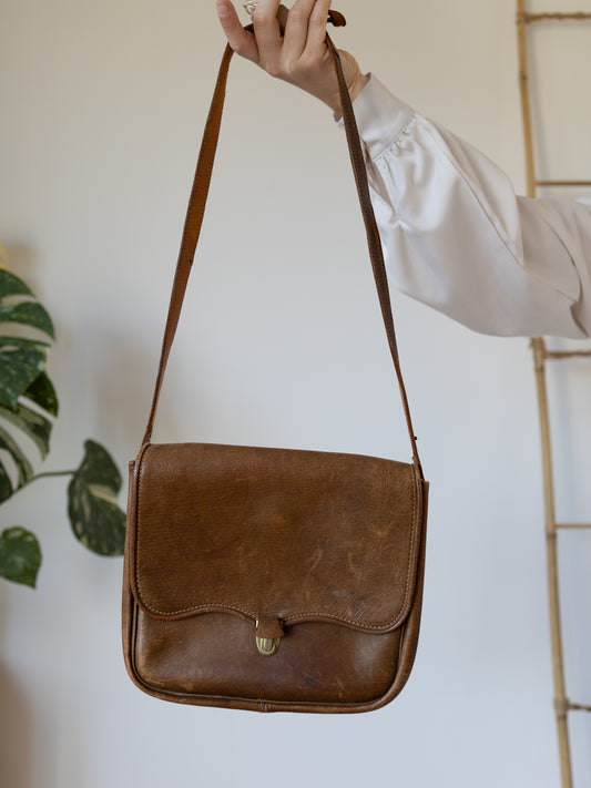 Dark Brown Leather Bag
