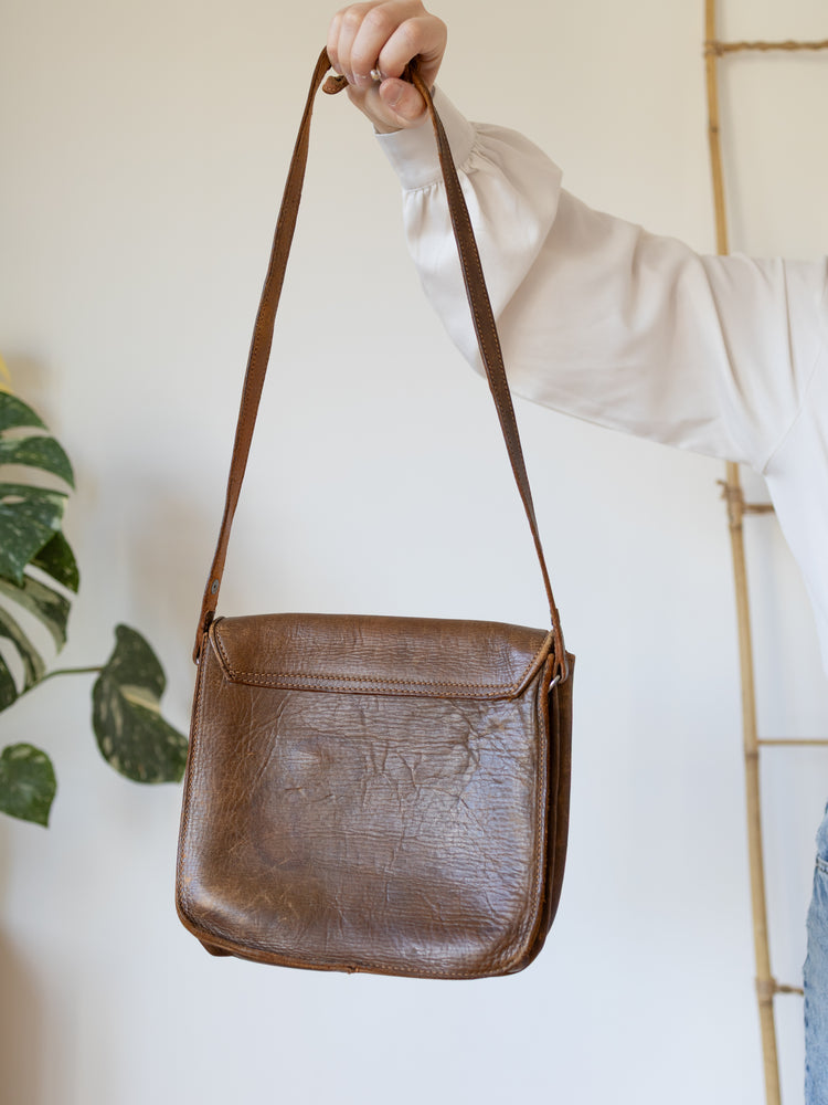 Dark Brown Leather Bag