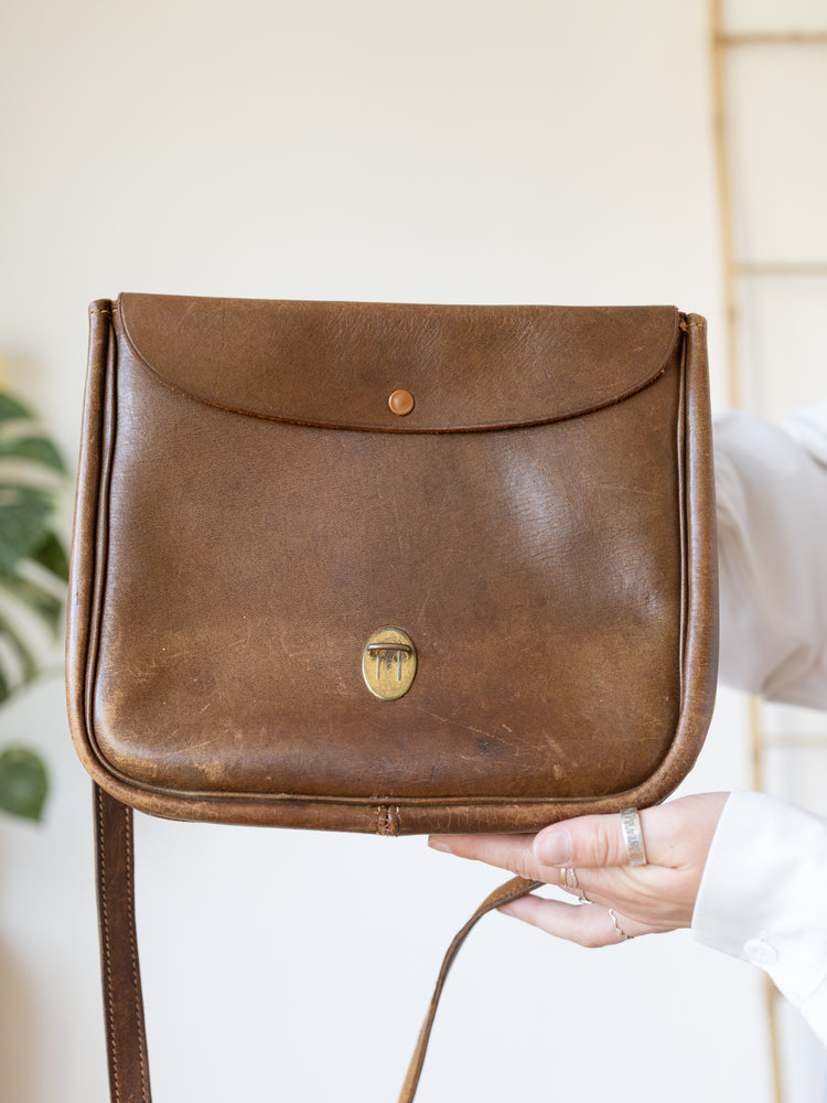 Dark Brown Leather Bag