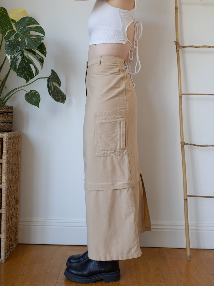 St Michael Cargo Maxi Skirt - 31"