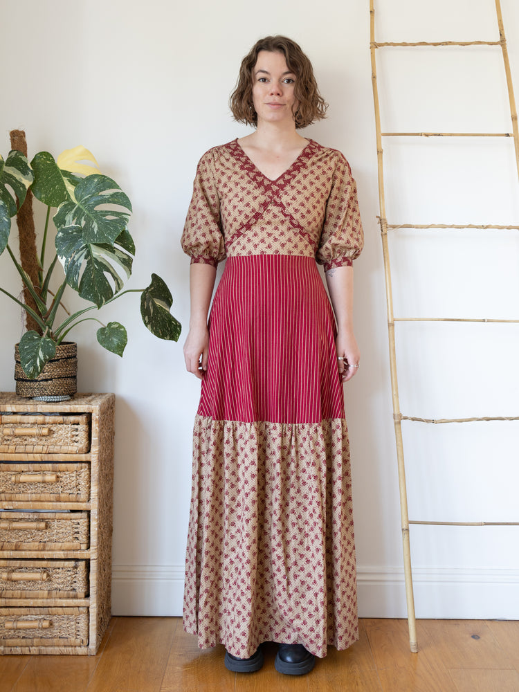 70s Mister Ant Deadstock Maxi Dress - S