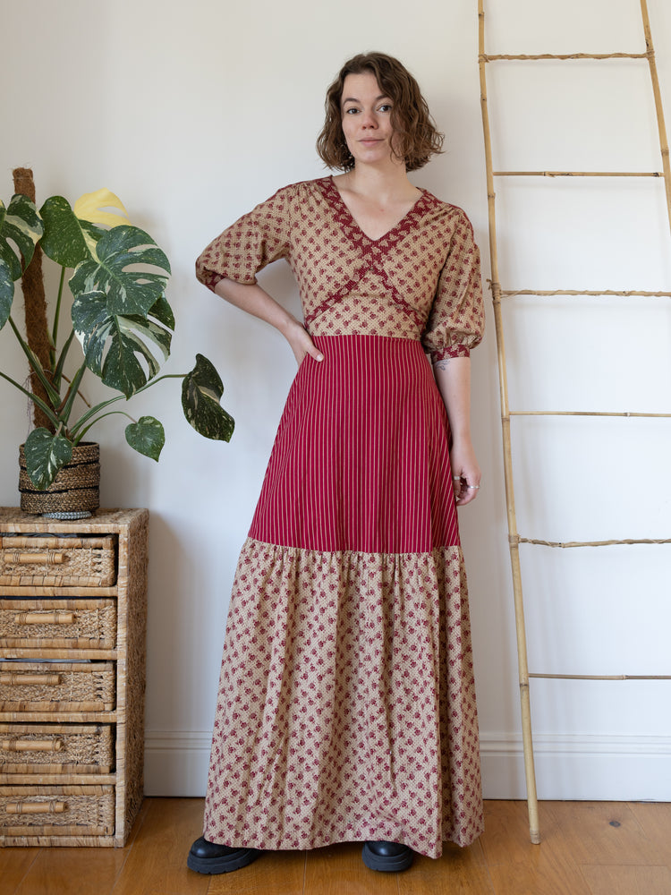 70s Mister Ant Deadstock Maxi Dress - S