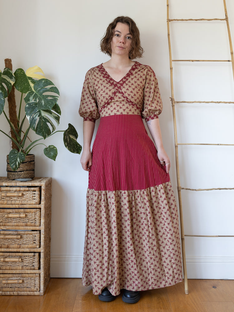 70s Mister Ant Deadstock Maxi Dress - S