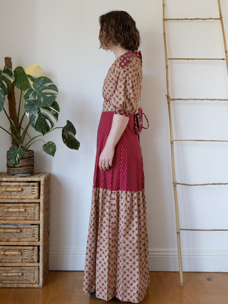 70s Mister Ant Deadstock Maxi Dress - S