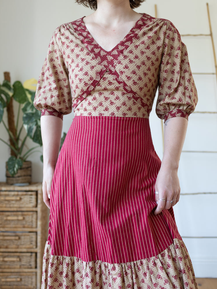 70s Mister Ant Deadstock Maxi Dress - S