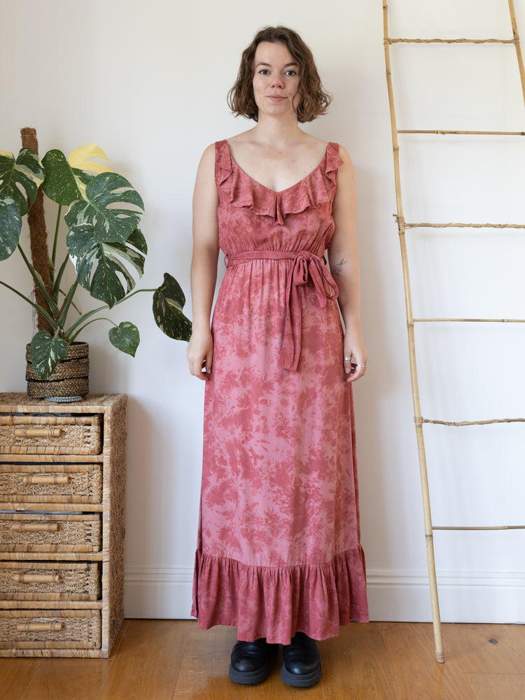 90s Tie Dye Maxi Dress - M