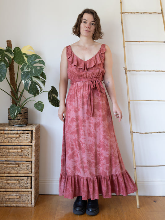 90s Tie Dye Maxi Dress - M