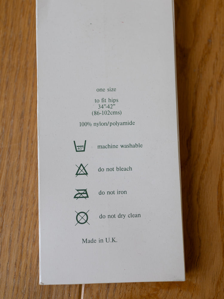 80s Laura Ashley 15 Denier Tights Winter White - One Size