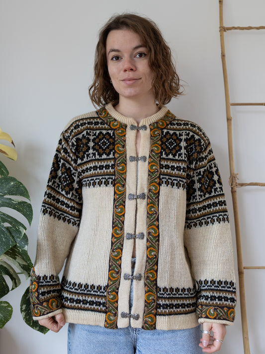 90s Nordstrikk Norwegian Cardigan - M