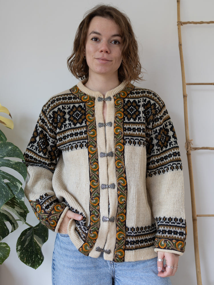 90s Nordstrikk Norwegian Cardigan - M