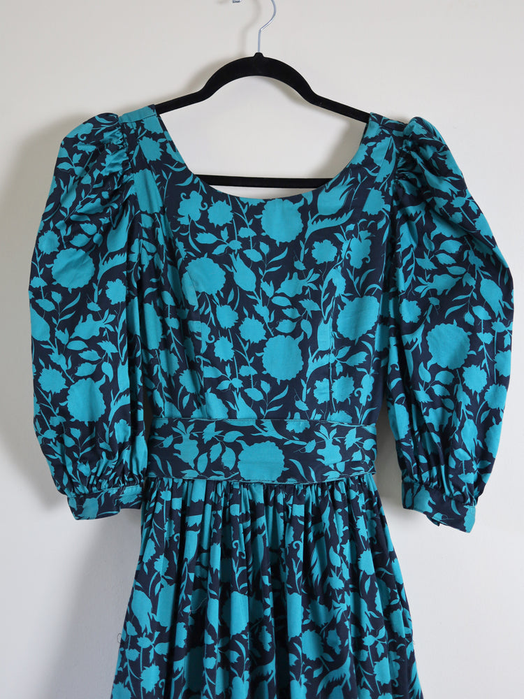 Laura Ashley Wrap Back Floral Dress - XXS