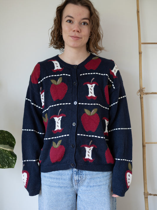 90s Christopher & Banks Apple Cardigan - M
