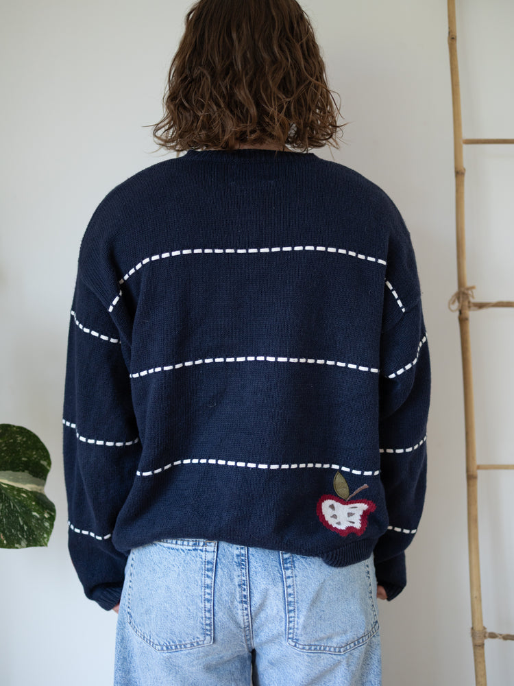 90s Christopher & Banks Apple Cardigan - M
