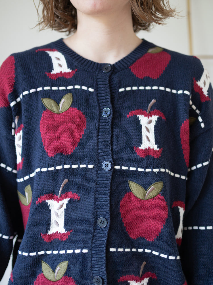 90s Christopher & Banks Apple Cardigan - M